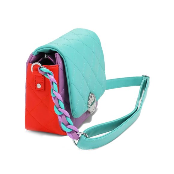 Loungefly Disney The Little Mermaid Ariel Color Block Handbag main image 4